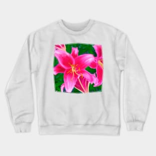 Hawaiian Flowers Crewneck Sweatshirt